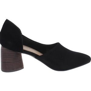 Sbicca Genuine Leather Suede D'Orsay Chucky Heels BNIB